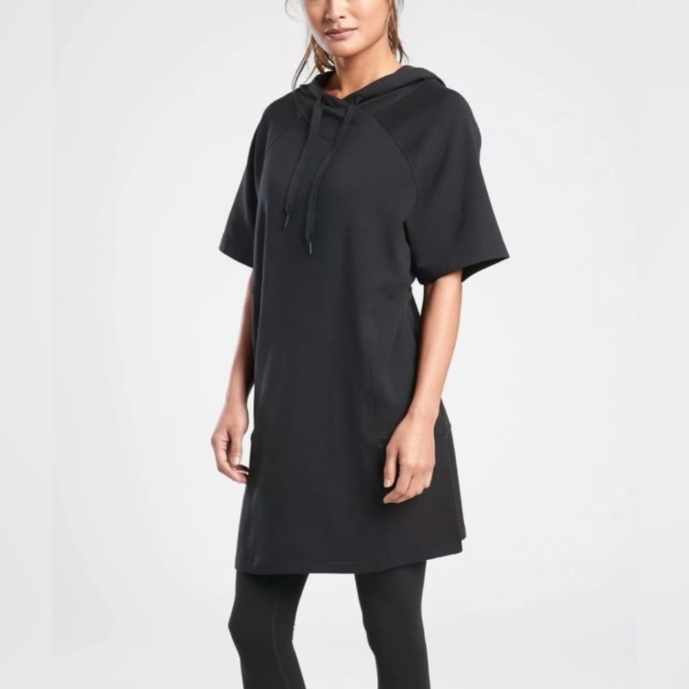 Athleta Black Cabana Tunic  Hoodie Size Small NWT